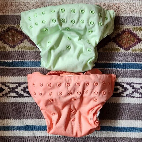 2 bumGenius Elemental One-Size Cloth Diapers - Picture 1 of 3